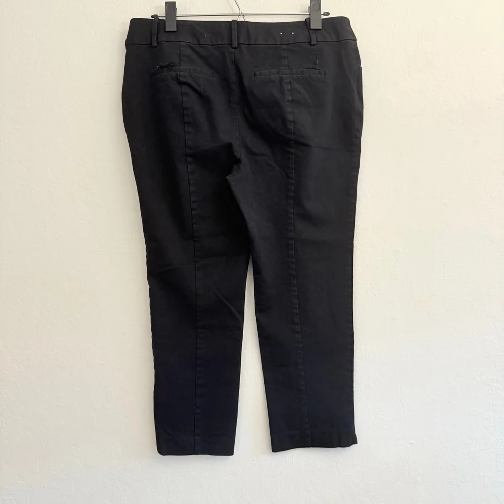 Charter Club Women's Black Ankle & Cropped Pants Size 10